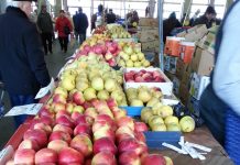 Merele de la Barbuletu la „Sărbătoarea Recoltei” din faimoasa piaţa Obor din Bucuresti